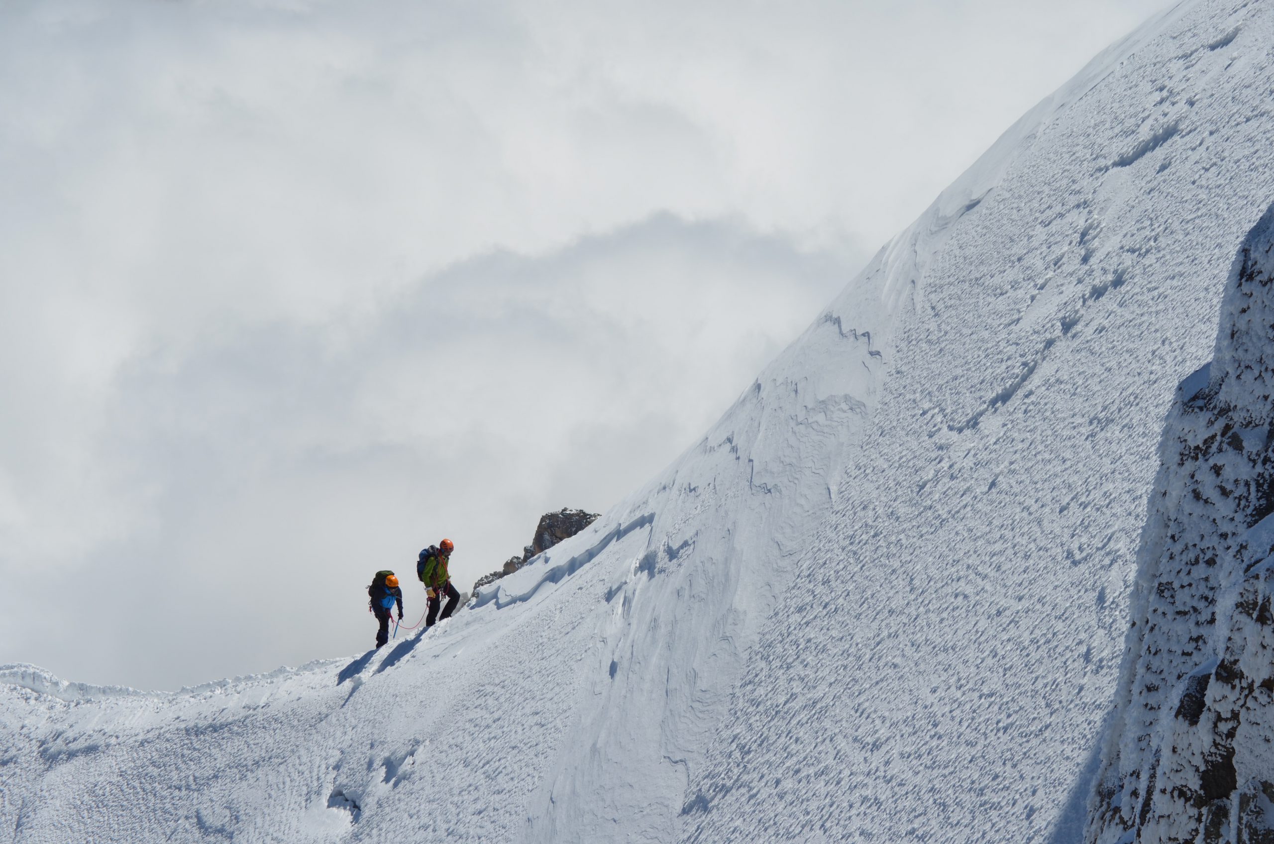 Montée du Mont-Blanc. Mont-Blanc ascent.