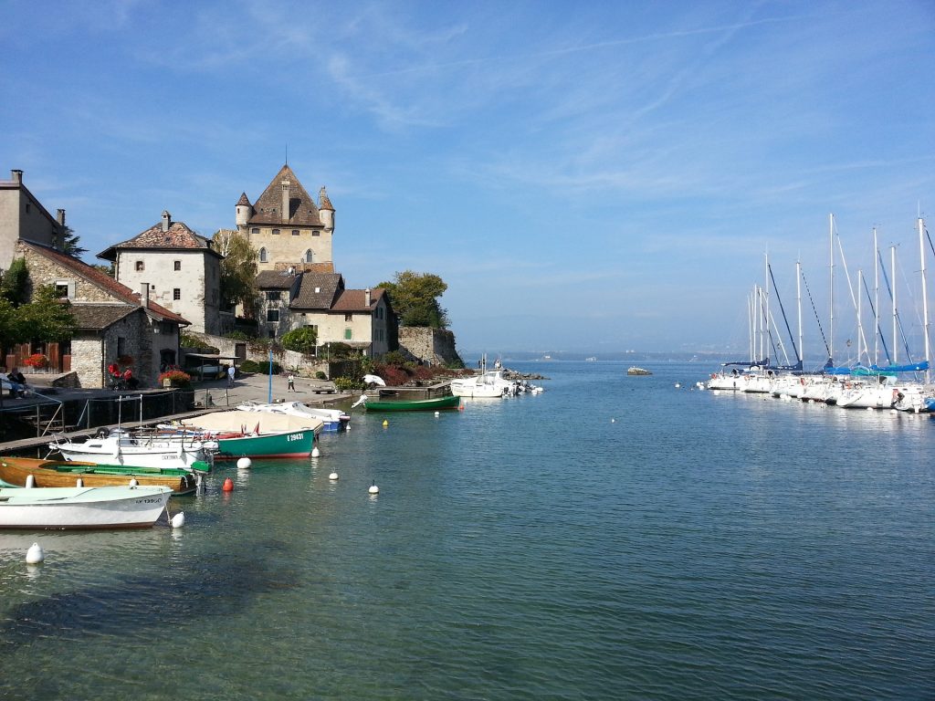 Yvoire, du Mont-Blanc au Léman