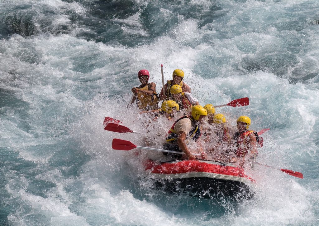 Activité phare le rafting! - Rafting is the highlight!