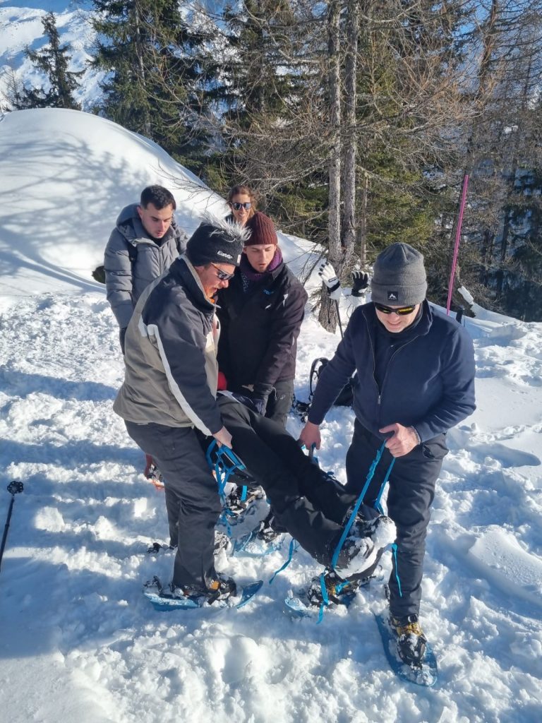 Séminaires à Chamonix avec Nuyama. Team building in Chamonix with Nuyama.