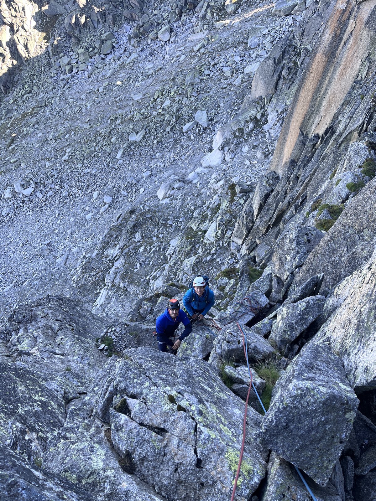 Corners, cracks, laybacks: the climbing is varied and always interesting.
