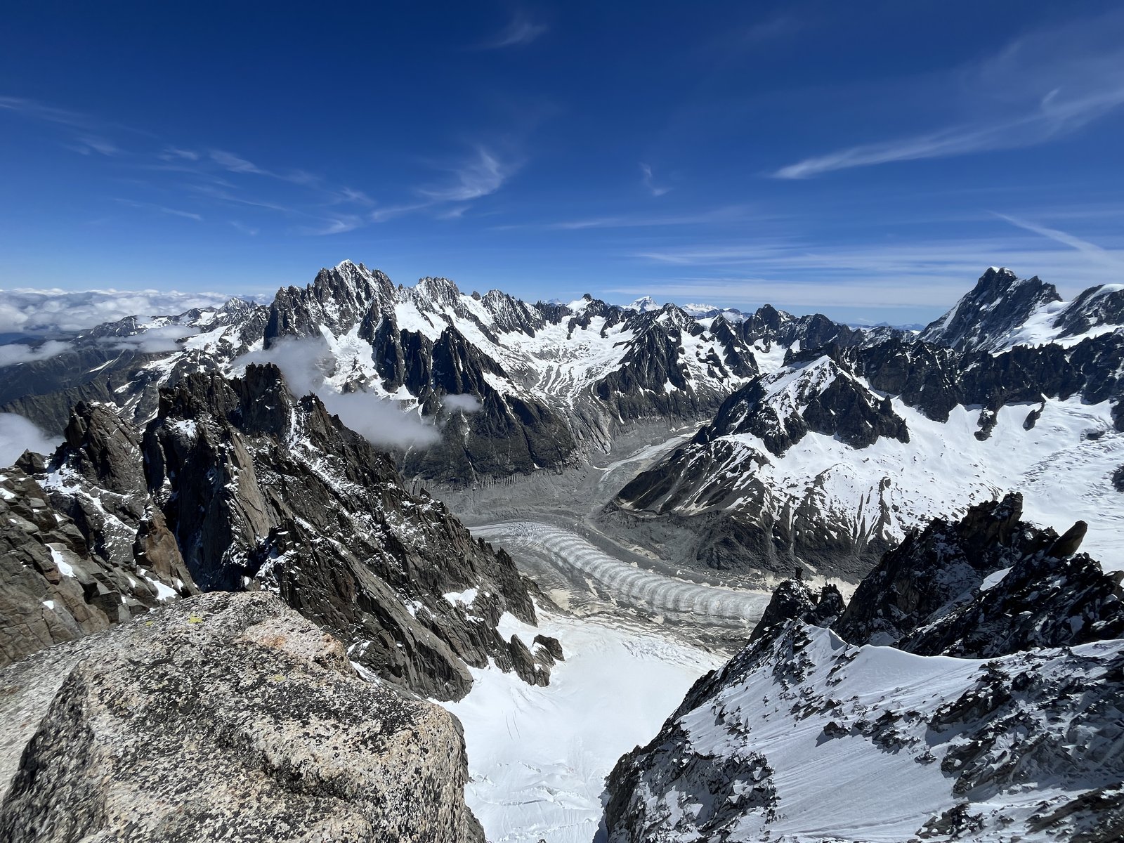 From the Aiguille du Plan: a magnificent viewpoint.