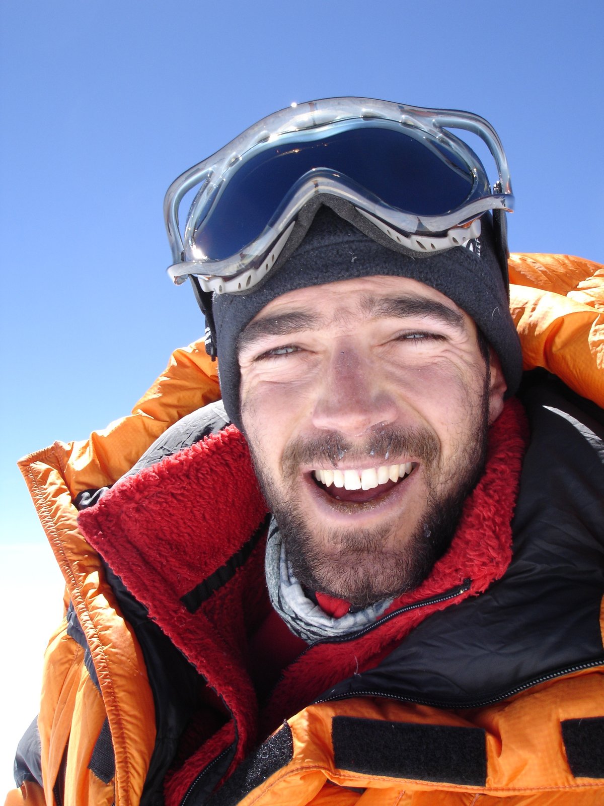 Yann Delevaux au sommet du Cho Oyu, 1er octobre 2006, sans oxygène