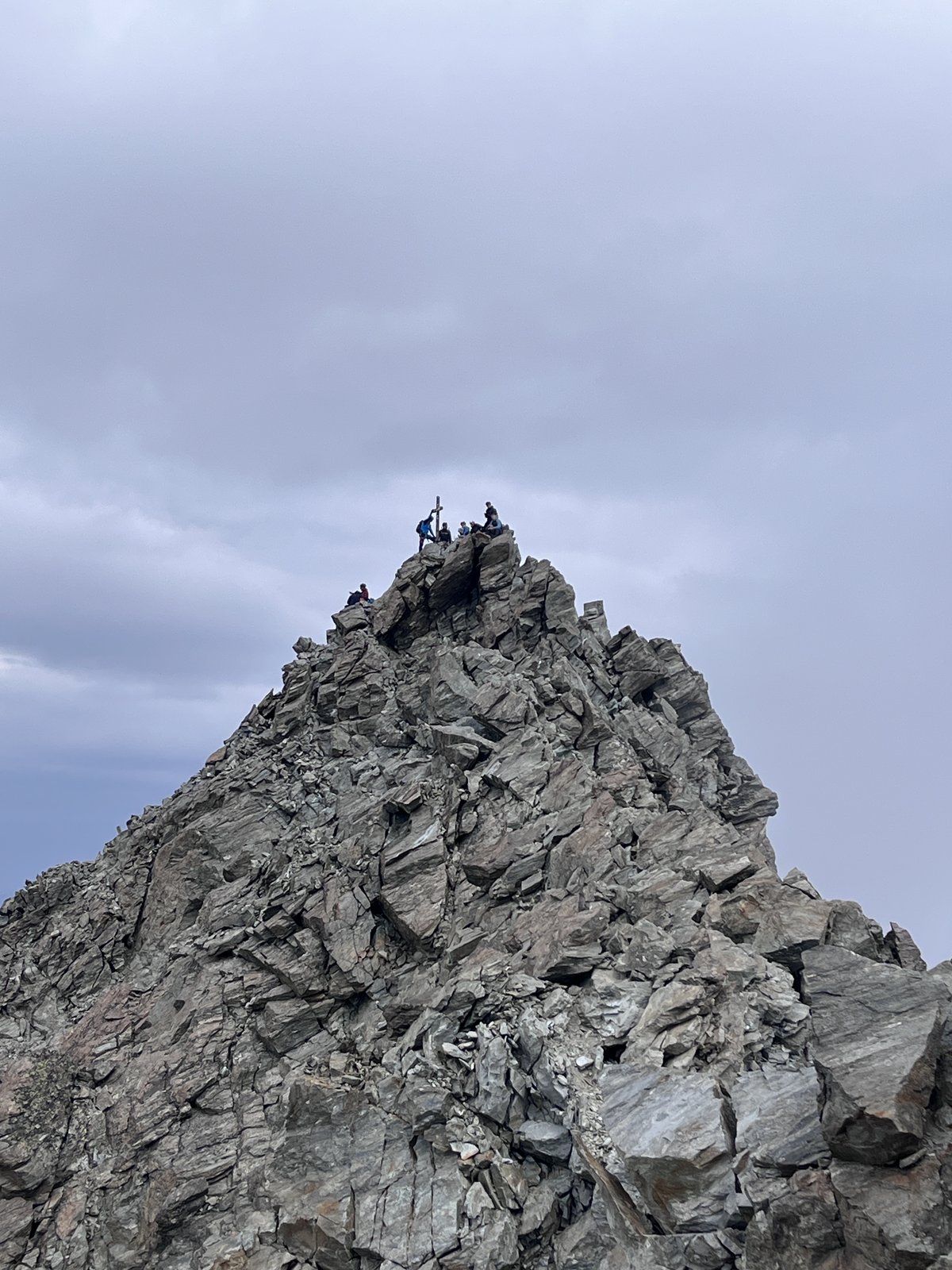 Le sommet du Lagginhorn, 4010 m : 78e 4000 des Alpes.