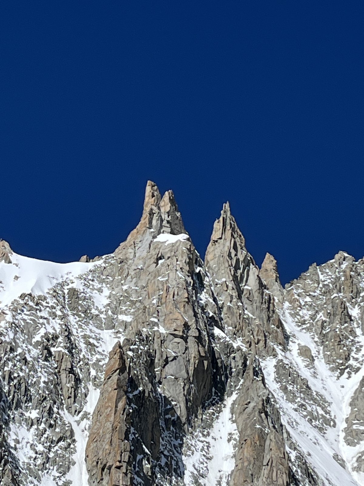 The Pyramide's slender summit: hard to be any pointier.