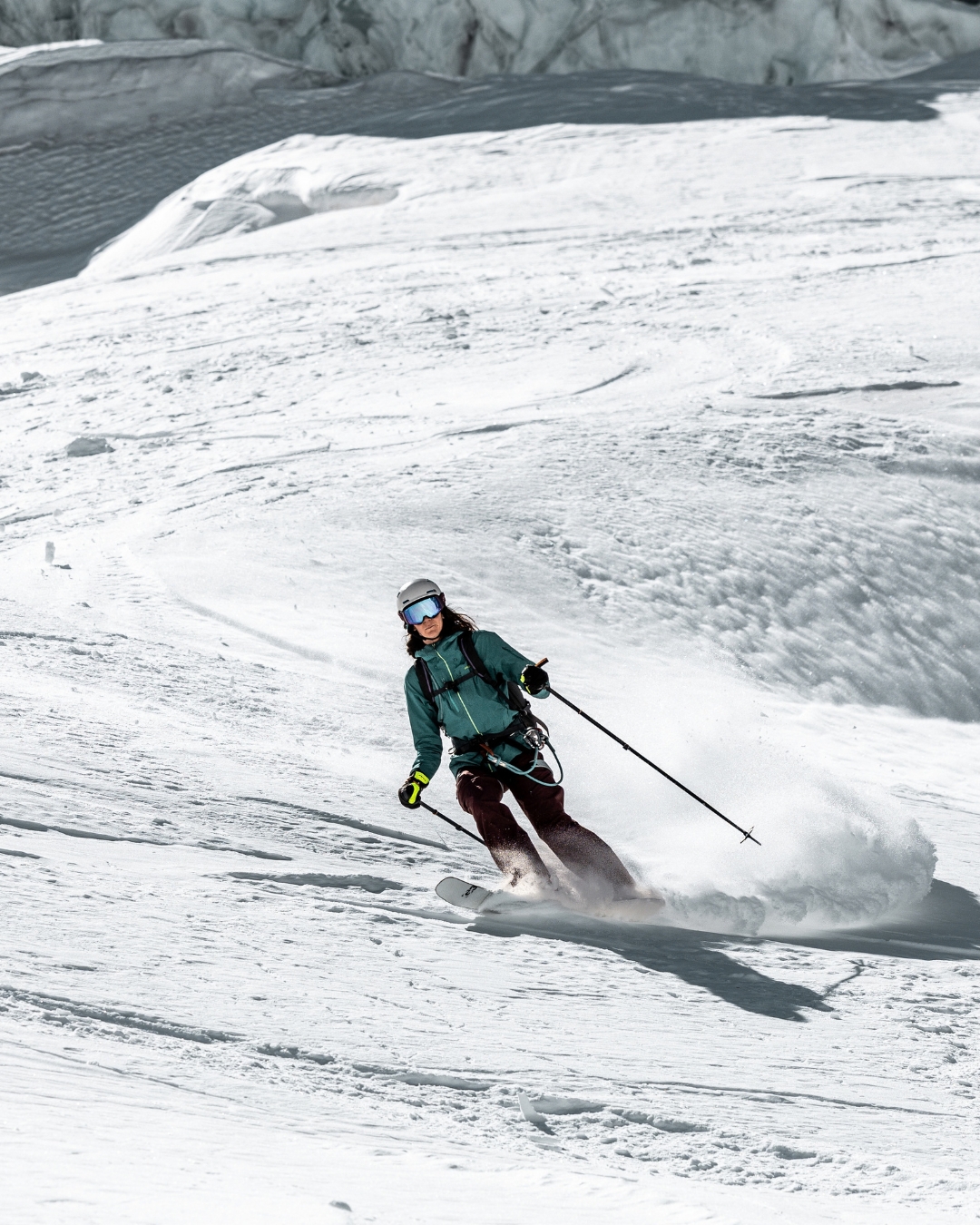 Ski de randonnée Hospice du Grand Saint Bernard. Ski touring Great St Bernard.
