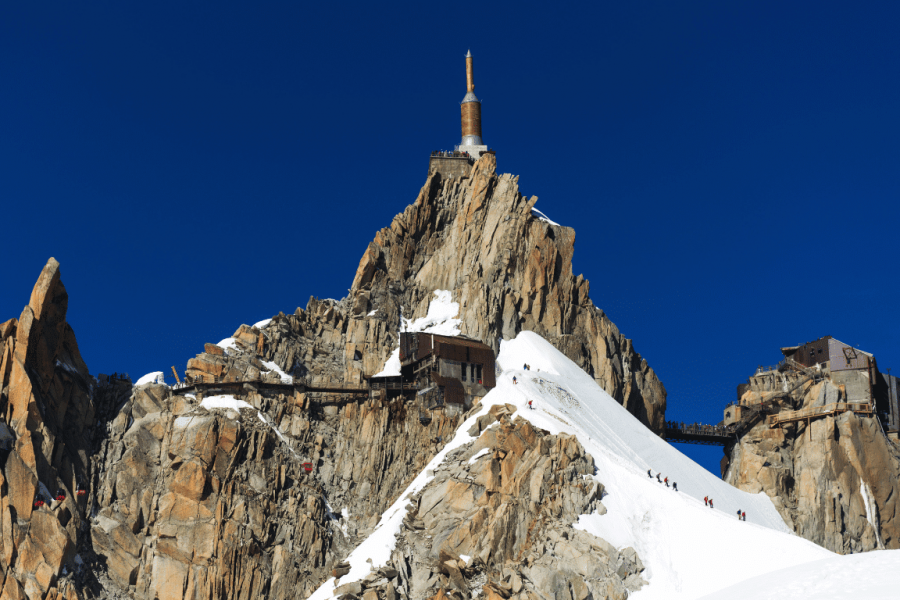 Aiguille du Midi - Randonnée Chamonix/Haute-Savoie. Aiguille du Midi - Hike Chamonix/Haute-Savoie.