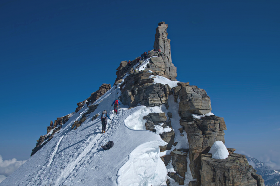 Ascension Grand Paradis - Italie. Grand Paradiso ascent - Italy.